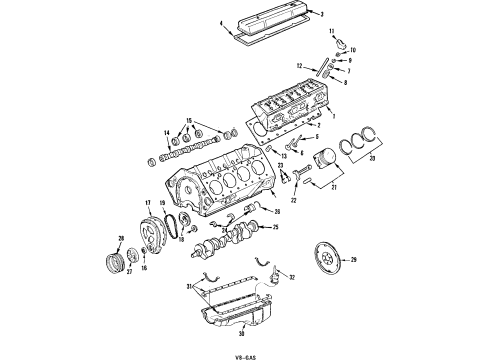 GM 526984 Cover-Engine Front