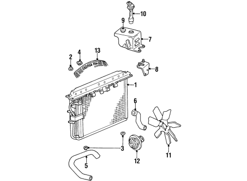 Mopar 5191934AA Engine Cooling Radiator