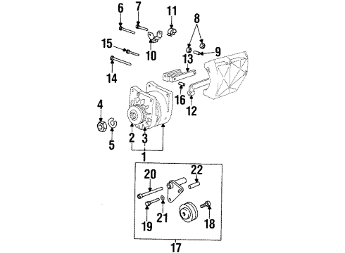 BMW 11-28-1-731-102 Adjusting Pulley