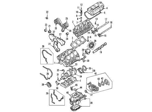 Mopar 1052A361 Bearing-Crankshaft