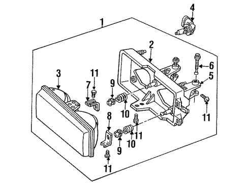 GM 16512642 Socket Asm-Adjust