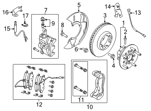 Ford LK4Z-1215-A KIT - WHEEL BEARING REPAIR