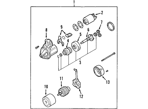 Acura 31201-RJA-A01 Bracket, Front