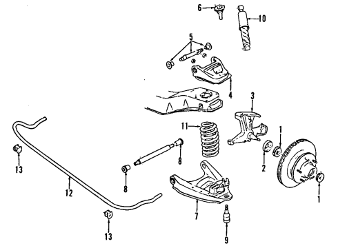 GM 12383512 Arm Kit, Front Lower Control (RH)