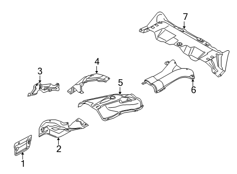 BMW 51-48-7-188-043 Heat Insulation, Tank, Left