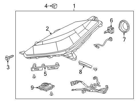 GM 84019273 Wire Harness