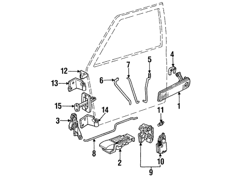 Mopar 35013307 Handle Asm Inside Remote R