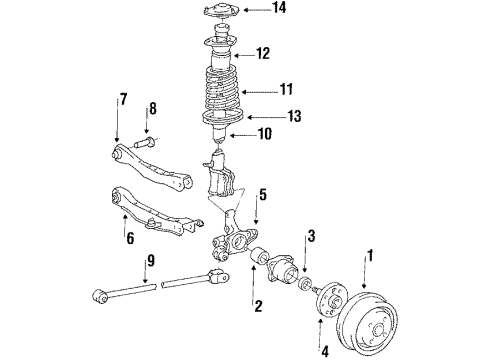 GM 94845317 SEAL, Rear Axle Shaft Bearing or Hub