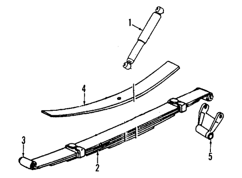 Mopar 52106298AD Rear Leaf Spring