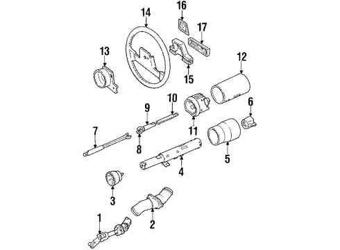 GM 1997063 Switch-Steering Column Turn Signal & Headlamp Dimmer
