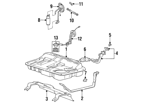 Hyundai 31030-34300 Neck Assembly-Fuel Filler