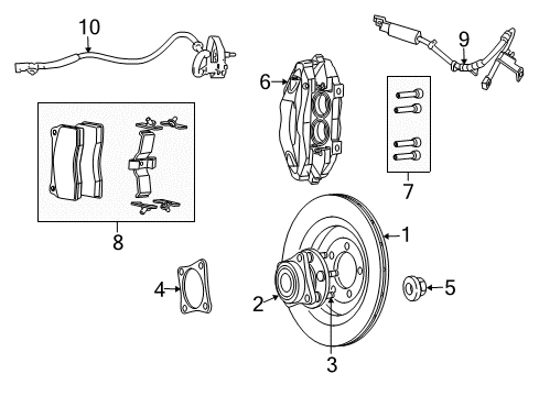 Mopar 68237340AA CALIPER-Disc Brake