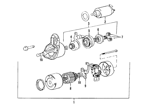 Hyundai 36182-3C100 Sleeve Bearing-Rear Bracket