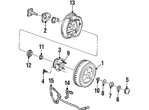 Ford F58Z2120A Caliper Overhaul Kit