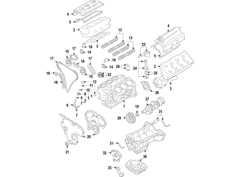 Nissan A0A01-JF01A Gasket Kit-Engine, Repair