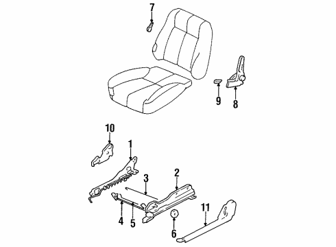 Hyundai 88295-28103 Handle Assembly-Seat Tilt Adjust