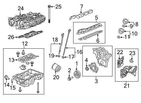 GM 12634205 Manifold Kit, Intake