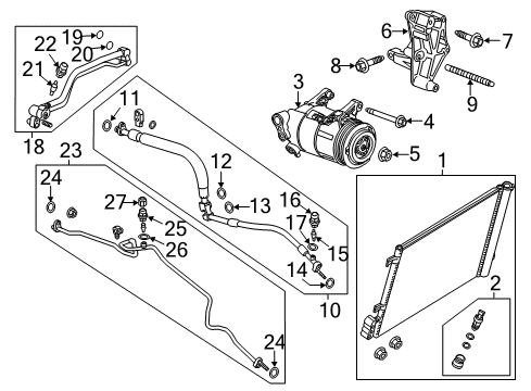 GM 23366025 Evaporator Tube