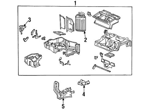 Honda 79100-SV4-A03 Heater Unit