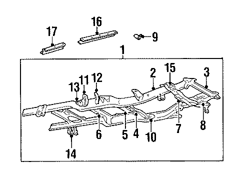 Mopar 5016876AA Bracket-Cab Mounting