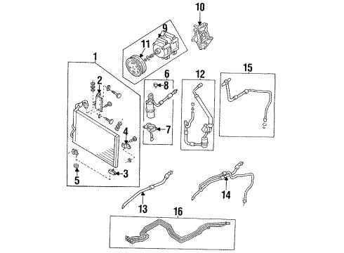 Nissan 92425-1B010 Tube Assy-Rear Cooler & Rear Heater