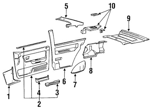 Hyundai 85826-24000-AU Cover-Cowl Side Fuse Box