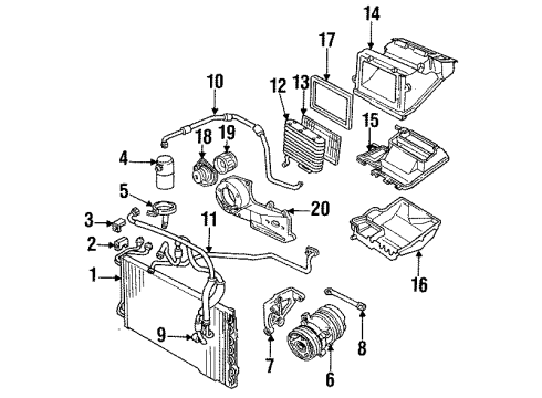 GM 22536088 Hose Asm-A/C Accumulator