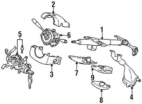 GM 30013317 Column, Steering