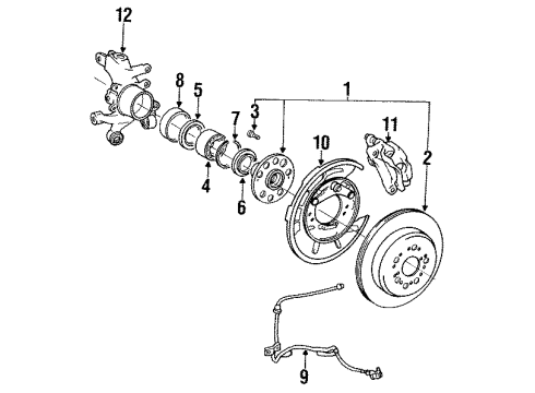 Lexus 47980-50030 Pump Assy, Brake Traction