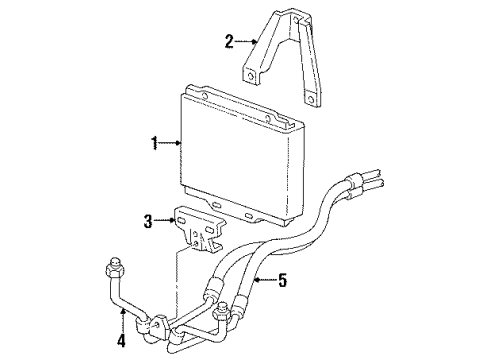GM 12472235 Hose Asm, Engine Oil Cooler Inlet
