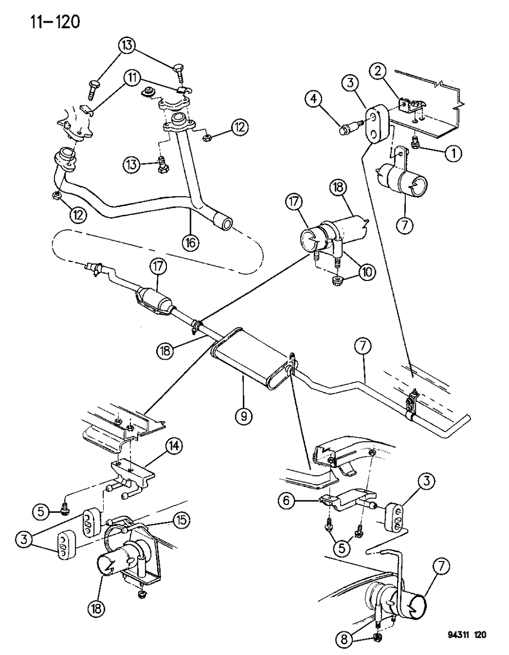 Mopar 52103166 Converter-w Pipes