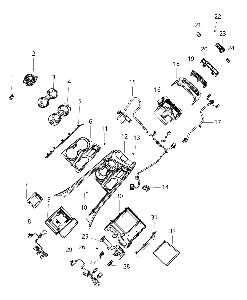 Mopar 68473947AA Plug-Charging Port