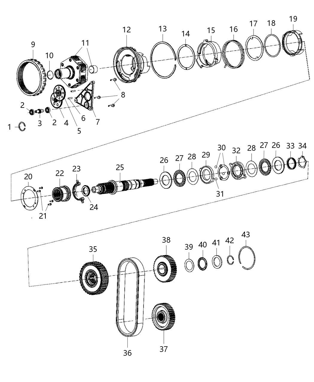 Mopar 68402309AA Bearing-Reduction Gear