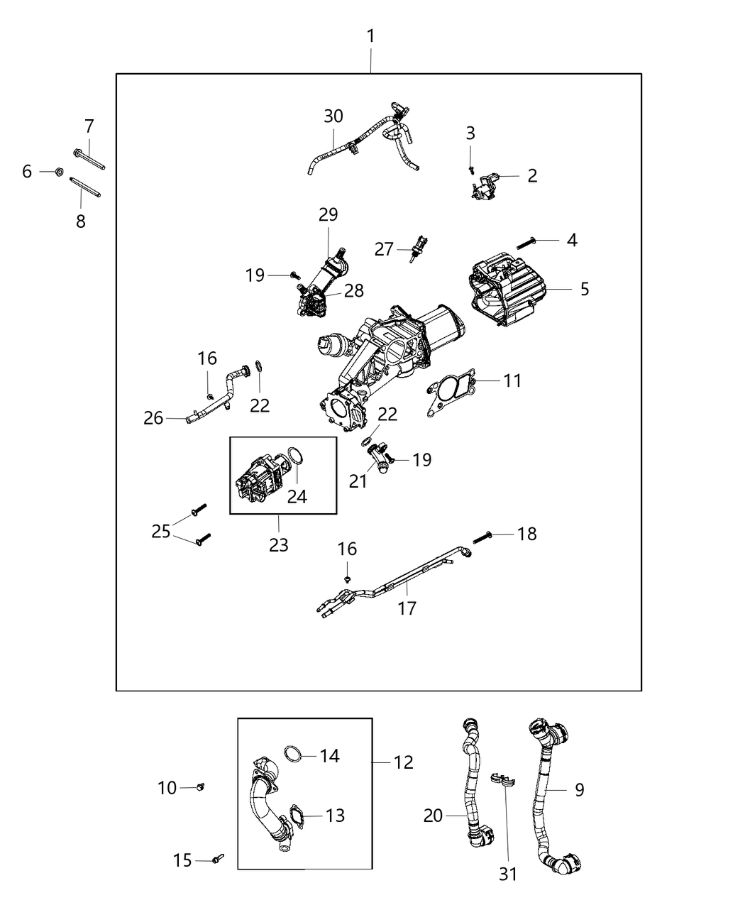 Mopar 68275317AA Stud-Double Ended