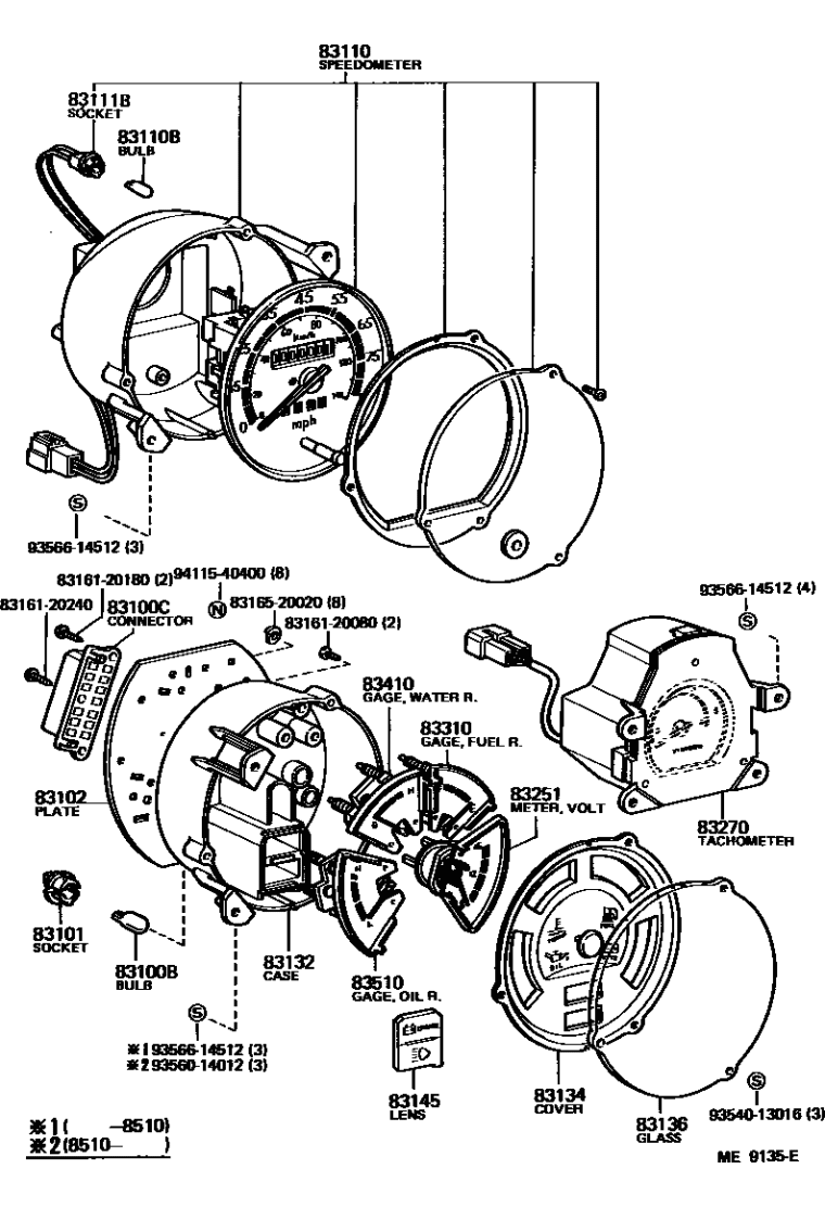 Toyota 83161-20180 Screw