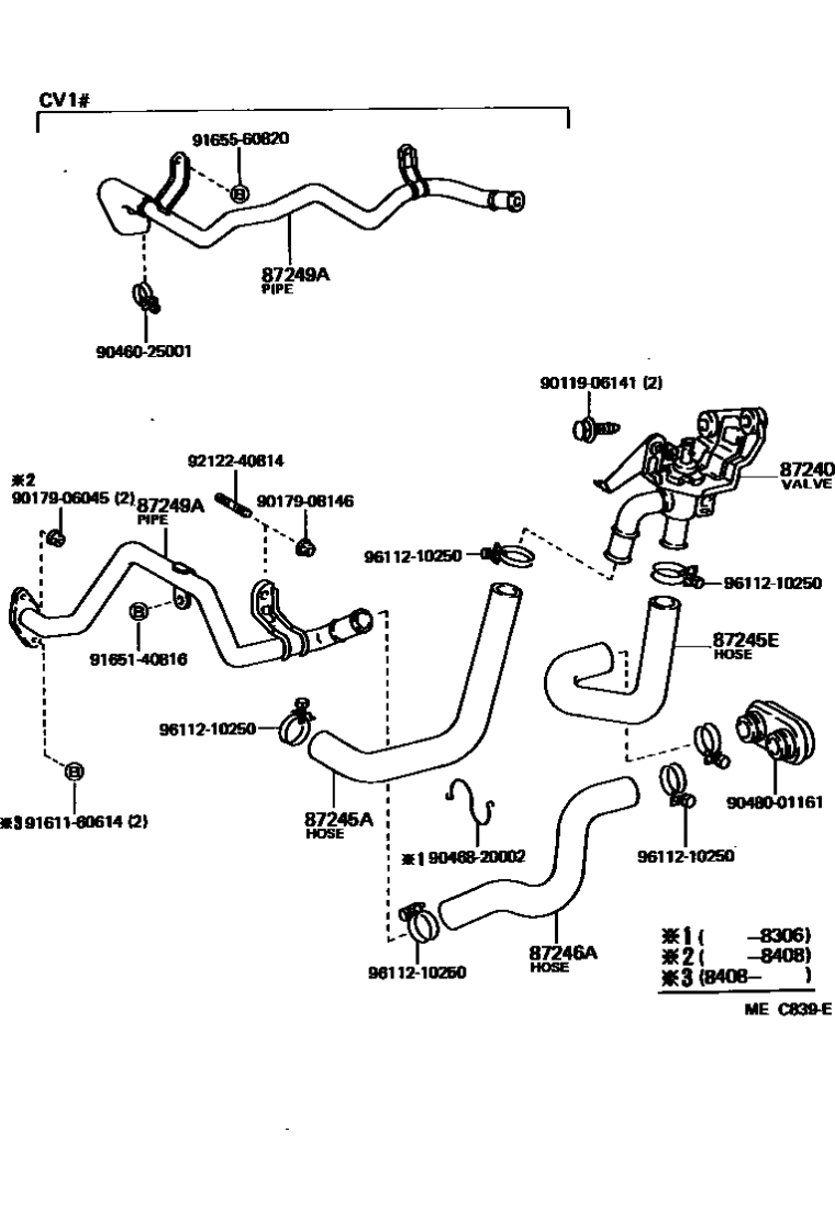 Toyota 90119-06141 Bolt, w/Washer