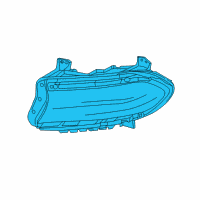 OEM 2016 Dodge Charger Headlamp Diagram - 68214397AE