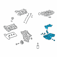 OEM 2019 Buick Enclave Oil Pan Diagram - 12693238