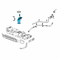 OEM 2020 Cadillac Escalade ESV Fuel Pump Diagram - 13535374