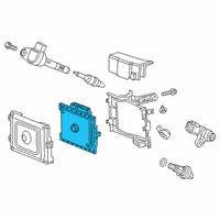 OEM 2019 Honda Passport Control Module, Powertrain Diagram - 37820-RLV-L16