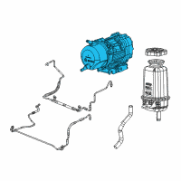 OEM 2019 Jeep Wrangler Pump-Power Steering Diagram - 68247930AI