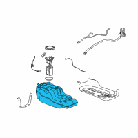 OEM 2009 Hummer H3T Tank Asm-Fuel Diagram - 94732393