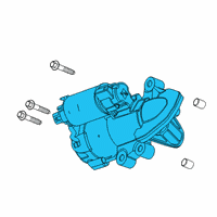 OEM GMC Acadia Starter Diagram - 55515024