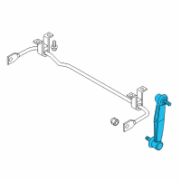 OEM 2017 Jeep Compass Link-STABILIZER Bar Diagram - 68503551AB