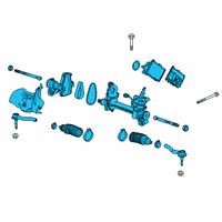 OEM 2019 Chevrolet Blazer Rack Diagram - 84878458