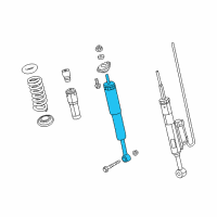 OEM 2019 Dodge Challenger Shock-Suspension Diagram - 68502663AB