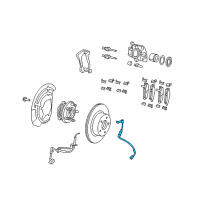 OEM 2020 Jeep Wrangler Hose-Brake Diagram - 68282444AF