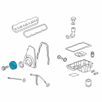 OEM 2008 Hummer H3 Vibration Damper Diagram - 12576652