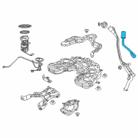 OEM 2016 Dodge Durango Tube-Fuel Filler Diagram - 68250923AL