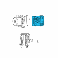 OEM 2020 Dodge Challenger Module-Anti-Lock Brake System Diagram - 68399772AC